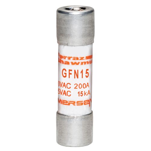GFN15 - Fuse 125V 15A Time-Delay Midget GFN Series Visual